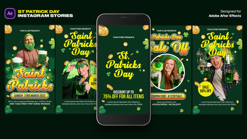 St Patrick Day Instagram Stories