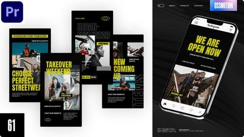 Dynamic Streetwear Fashion Stories for Social Media