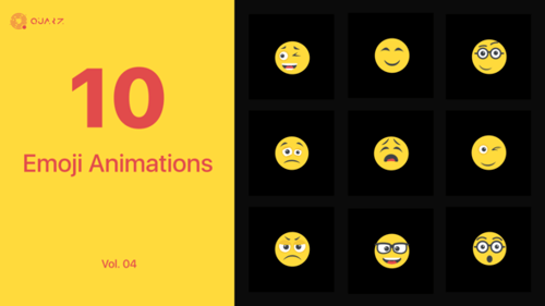 Animaciones de emojis para Premiere Pro Vol. 04