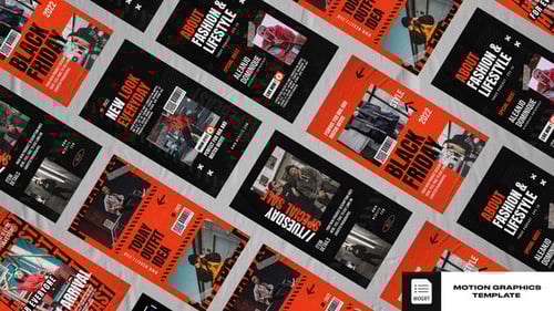 Dynamic Grunge Fashion Instagram Reels and Stories