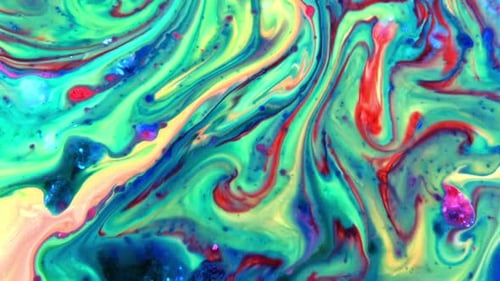 Abstract Colorful Colours Paint Ink Explode 22