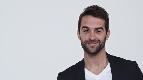 Smiling Man Looking Away