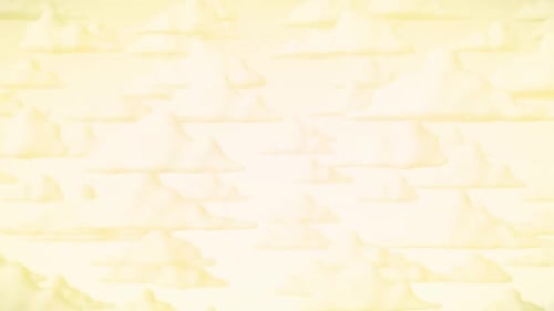 Animated Cartoon Clouds Drifting Loop Background