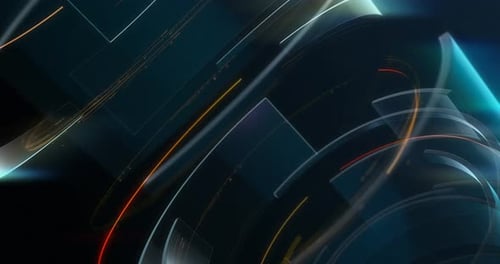 4K News Style Business Background Loop