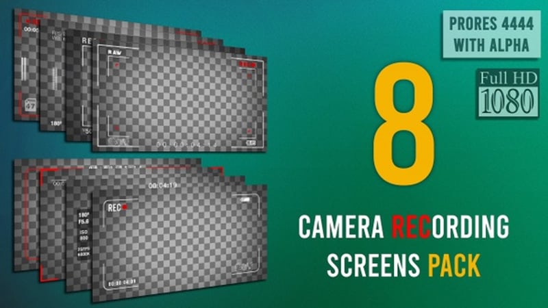 Camera Recording Screen 01, Interface Effects Motion Graphics ft. rec ...