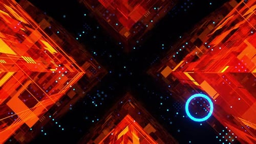 Sci-Fi Red X-Tunnel Ver. 1