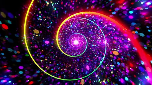 Colorful Spiral Background