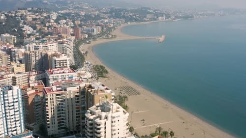 Shoreline in Malaga