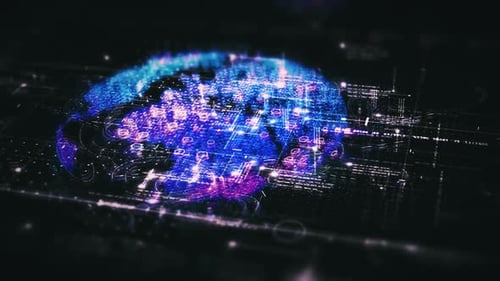 Advance Data Matrix Cyber Environment Display 03