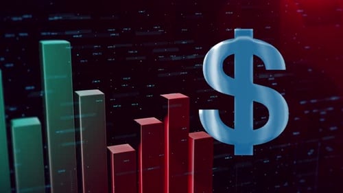 Usd Dollar Dump Financial Background