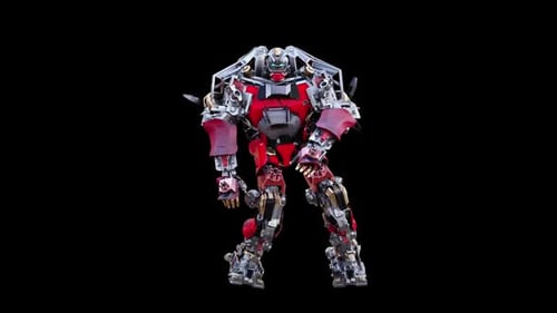 Detailed 3D Robot Performing Various Animations