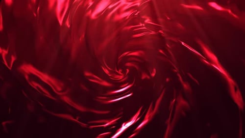 Flowing Red Liquid Abstract Motion Background