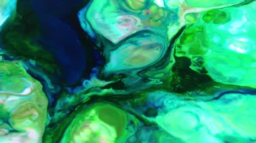 Abstract Excellent Colorful Paint Spreads