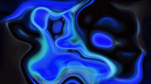 Dynamic Liquid Blue Abstract Flowing Background Loop