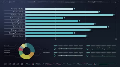 Business Infographic Screen Mock up Presentation 12