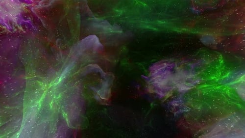 Colorful Nebula Abstract Fluid Space Background