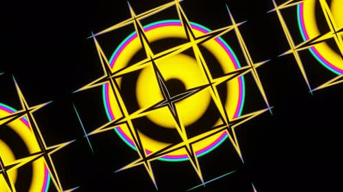 VJ Loop Beaux motifs lumineux pour écrans LED