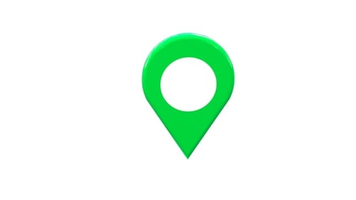 Animated 3D Location Pin Reveal for Maps and Navigation