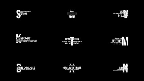 Big Lower Thirds | After Effects