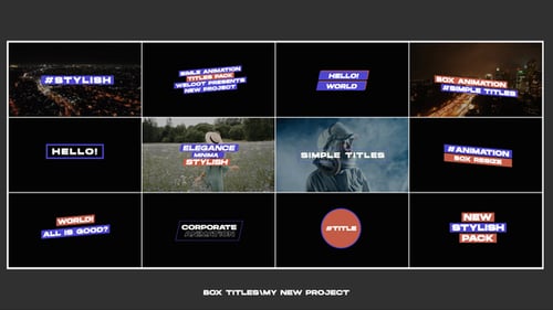 Box Titles 1.0 | FCPX