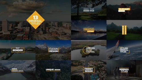 Minimal Titles | FCPX & Apple Motion