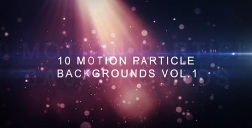 Motion Particle Backgrounds with Dynamic Light Effects