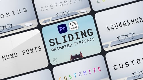 Modern Sliding Text Reveal: Dynamic Kinetic Typeface Animation