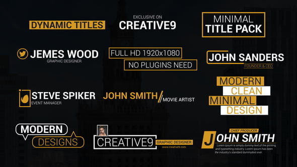 Creative Titles, Elements ft. creative titles & collage title - Envato