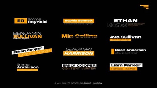 Modern Lower Thirds _AE