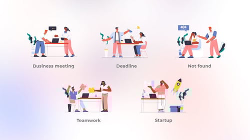 Teamwork - Big Character Tool Set Concepts