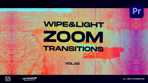 Wipe and Light Zoom Transitions Vol. 02 for Premiere Pro