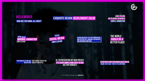 Social Media Titles | After Effects