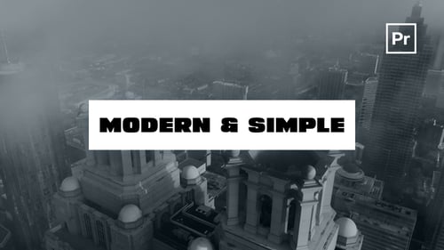 Minimal Title Animations for Premiere Pro