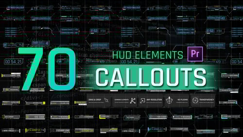 HUD Elements Callouts For Premiere Pro