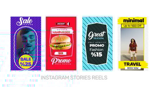 Modern Animated Vertical Promotions for Social Media