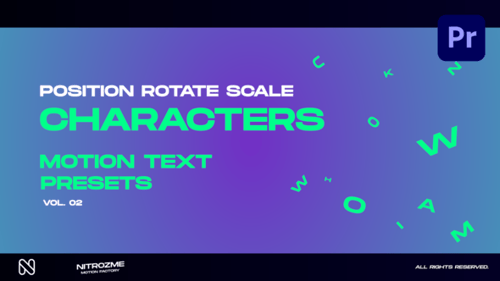 Dynamic Character Motion Text Animation Presets
