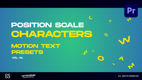 Dynamic Character Motion Text Animation Presets