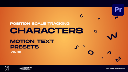 Creative Character Motion Text Presets for Dynamic Titles