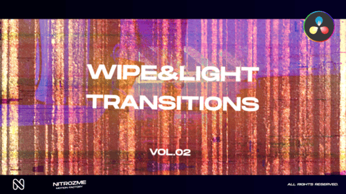 Transiciones limpias y ligeras, volumen 02 para DaVinci Resolve