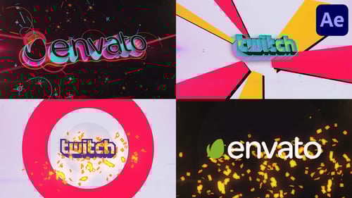 Colorful Dubstep Projection Logo