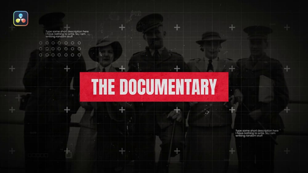 Cinematic Documentary Intro and Slideshow with Grunge Text Overlays ...