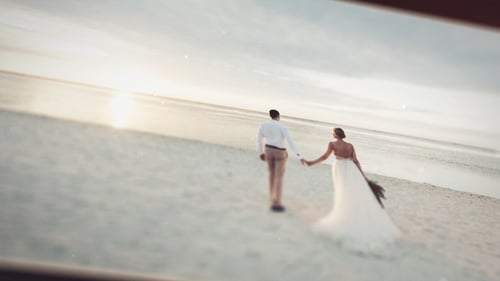 Elegant Photo Slideshow with Cinematic Light Leaks and Soft Transitions