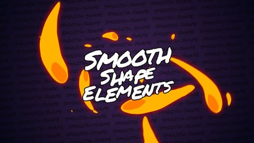 Dynamic Fluid Shape Motion Graphics Elements