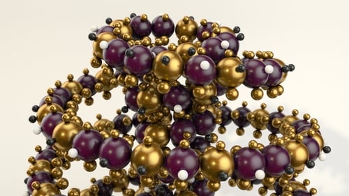 Guirlande Brass Purple