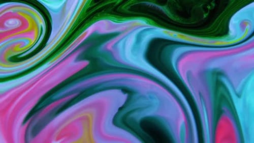 Psychedelic Spreading Paint Flow Explosion