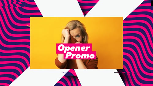 Dynamic Glitch Promo Opener
