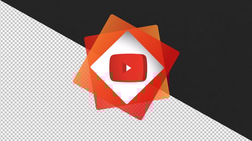 Abstract Geometric Rotating Square Reveal