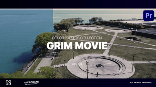Cinematic Grim Film Color Grading Presets for Premiere Pro