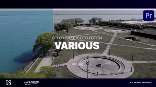 Various LUT Sammlung Band 02 für Premiere Pro