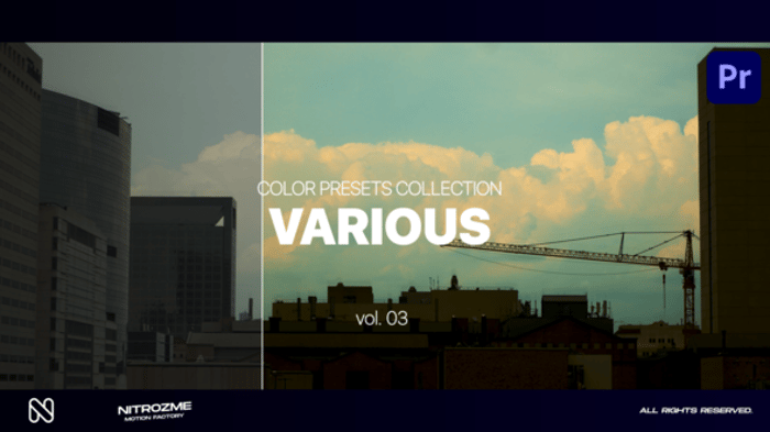 Hollywood LUT Collection Vol. 03 for Premiere Pro, Elements ft. 3d lut ...